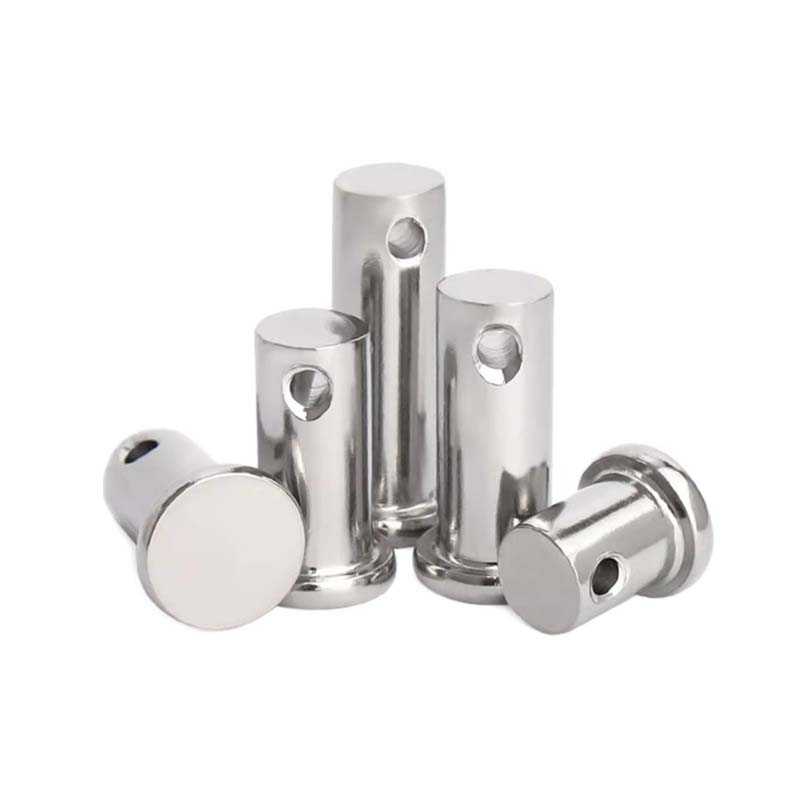 Clevis pin metrikoak buruarekin